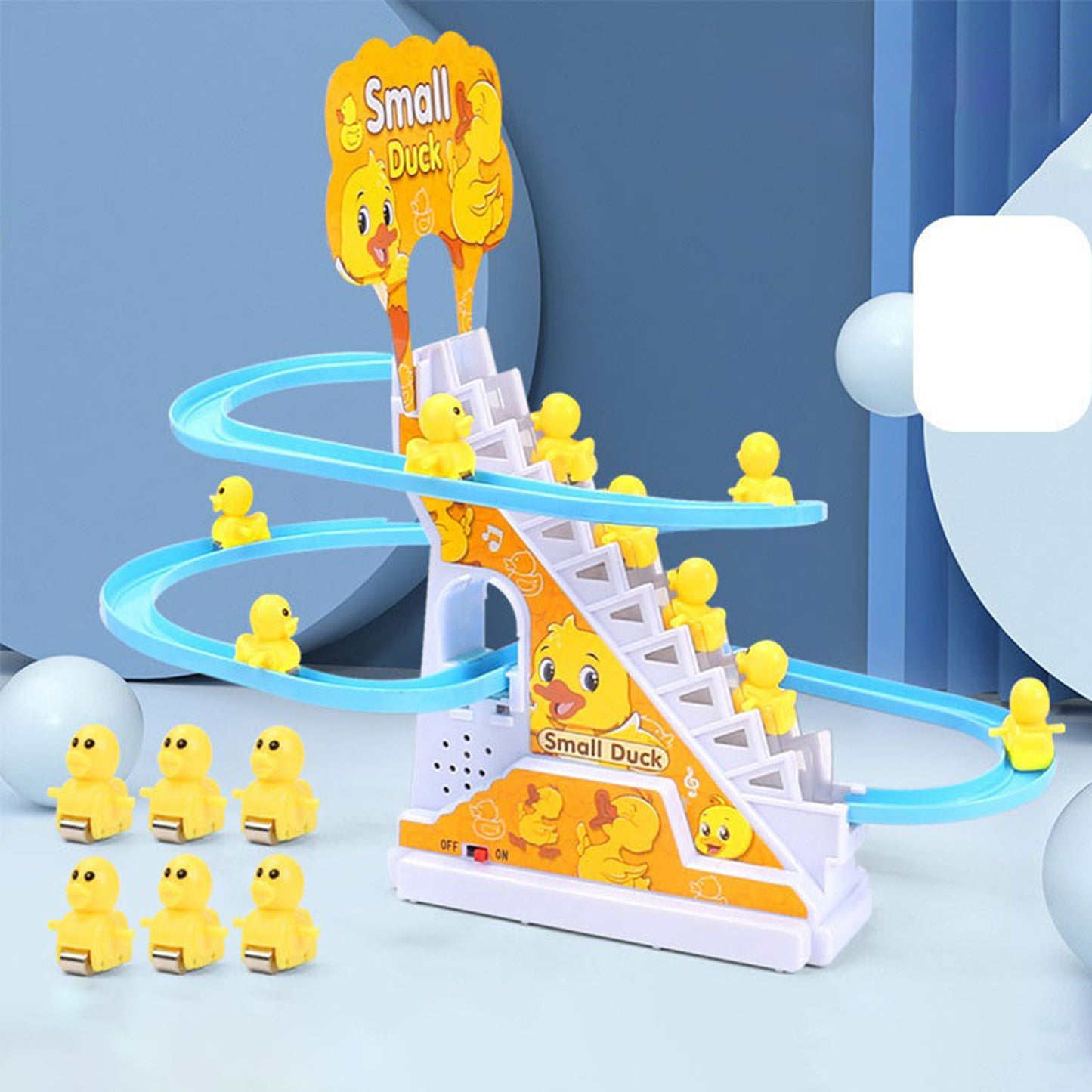 Musical Duck Climbing & Slide Track Toy Set (3 Ducks)