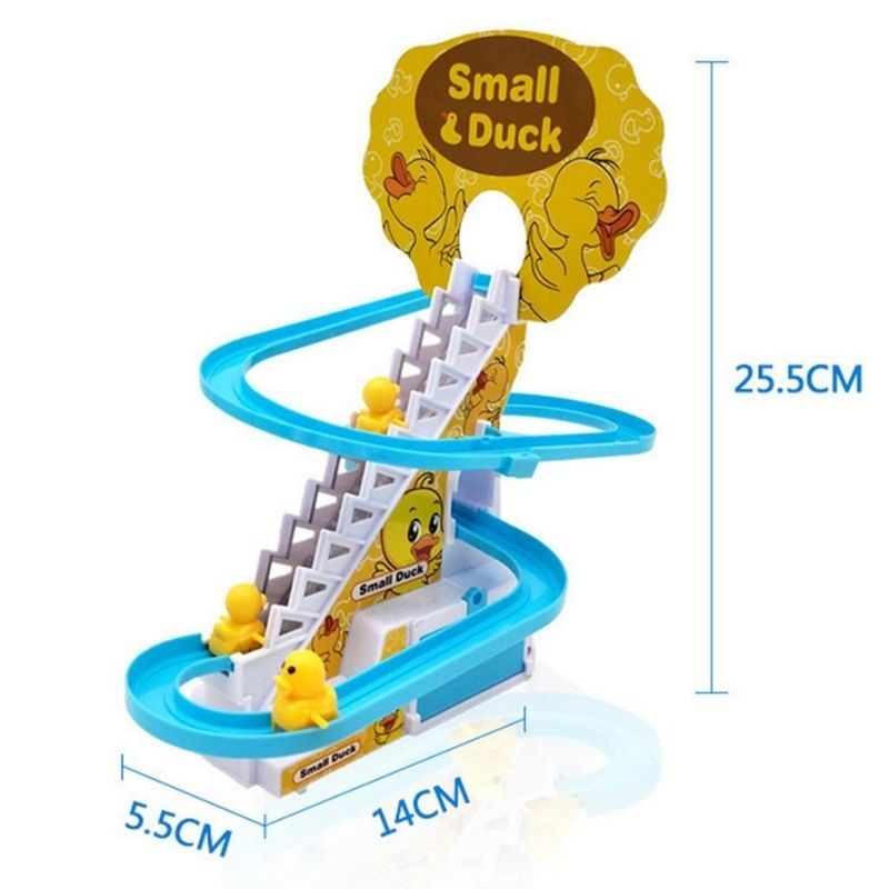 Musical Duck Climbing & Slide Track Toy Set (3 Ducks)