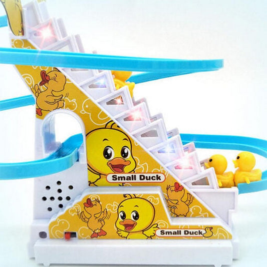 Musical Duck Climbing & Slide Track Toy Set (3 Ducks)